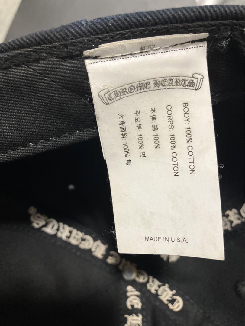【美品】クロムハーツキャップ　スクロールロゴ　国内正規品