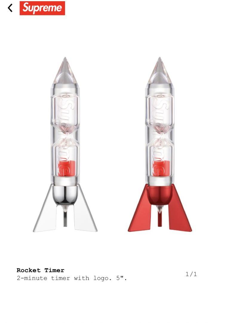 Rocket Timer(ロケットタイマー) 2分砂時計 supreme 【お得】 5934円