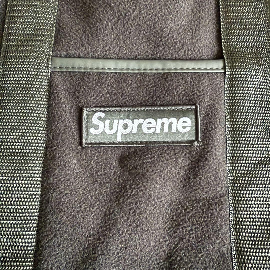 Supreme シュプリーム polartec tote bag ブラック