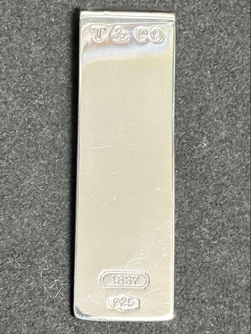 美品 Tiffany ティファニー マネークリップ 1837 シルバー925