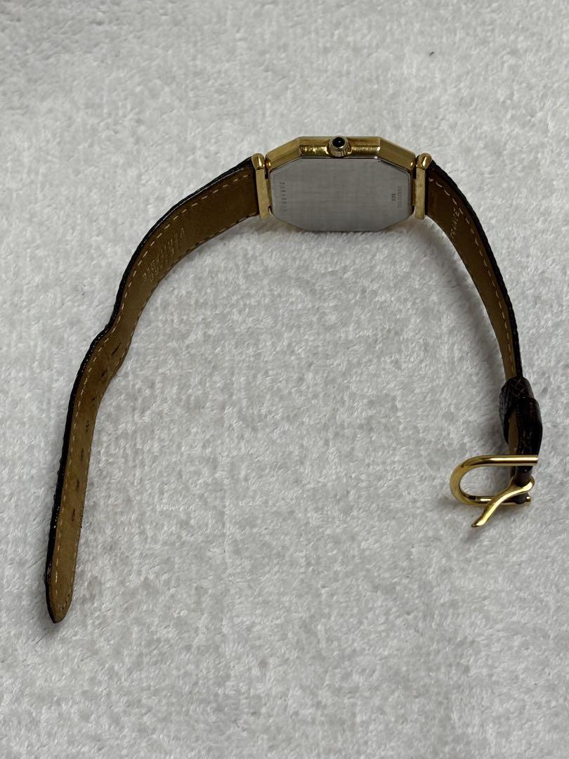 【美品】ロンジン オクタゴン 手巻き スモセコ ブラック【稼働品】メンズモデル
