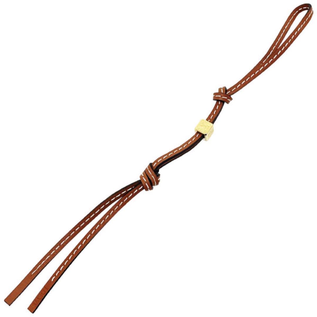 正規品 ロエベ チャーム アナグラム ストラップ メタル ダイス 【12795】