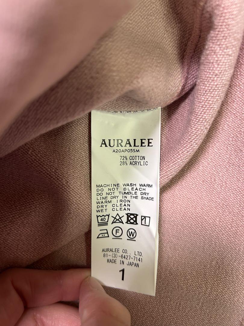 AURALEE オーラリー スウェット ピンク