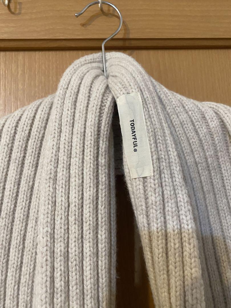 トゥデイフル　TODAYFUL Wool Rib Stole ウールリブストール