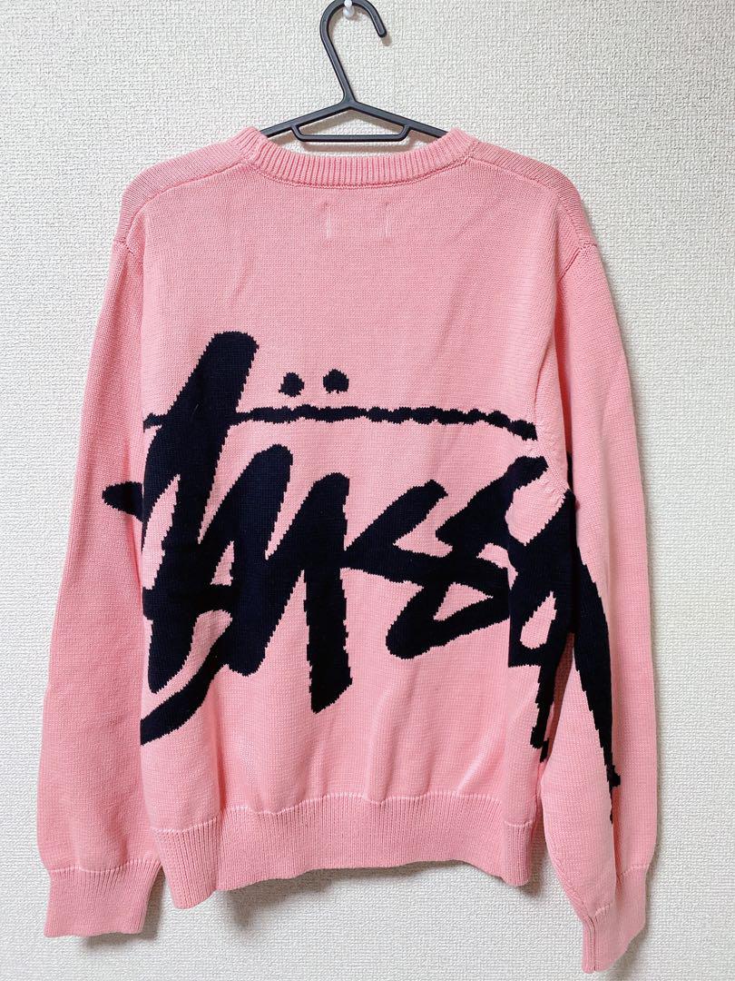 Stussy Stock Sweater Pink Mサイズ-
