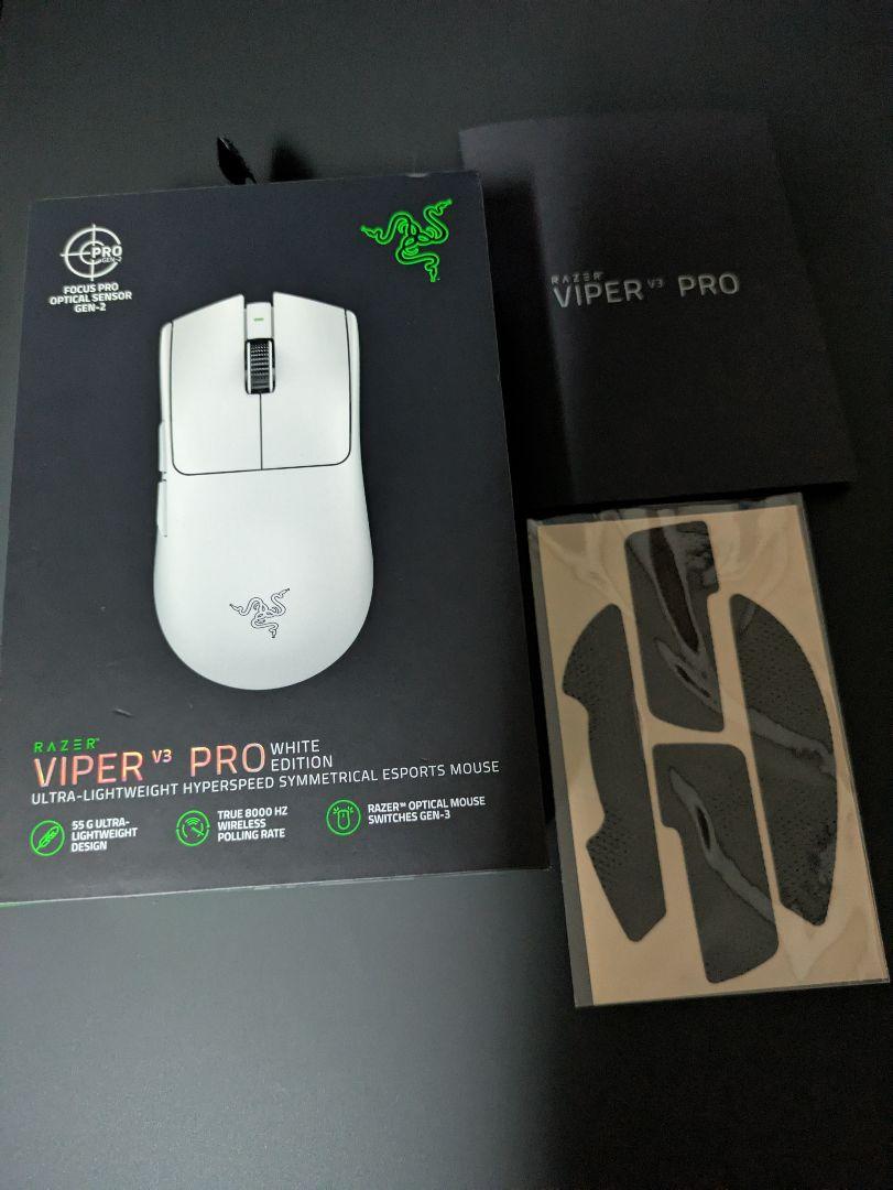 razer viper v3 pro ホワイト ドングル欠品 - メルカリ