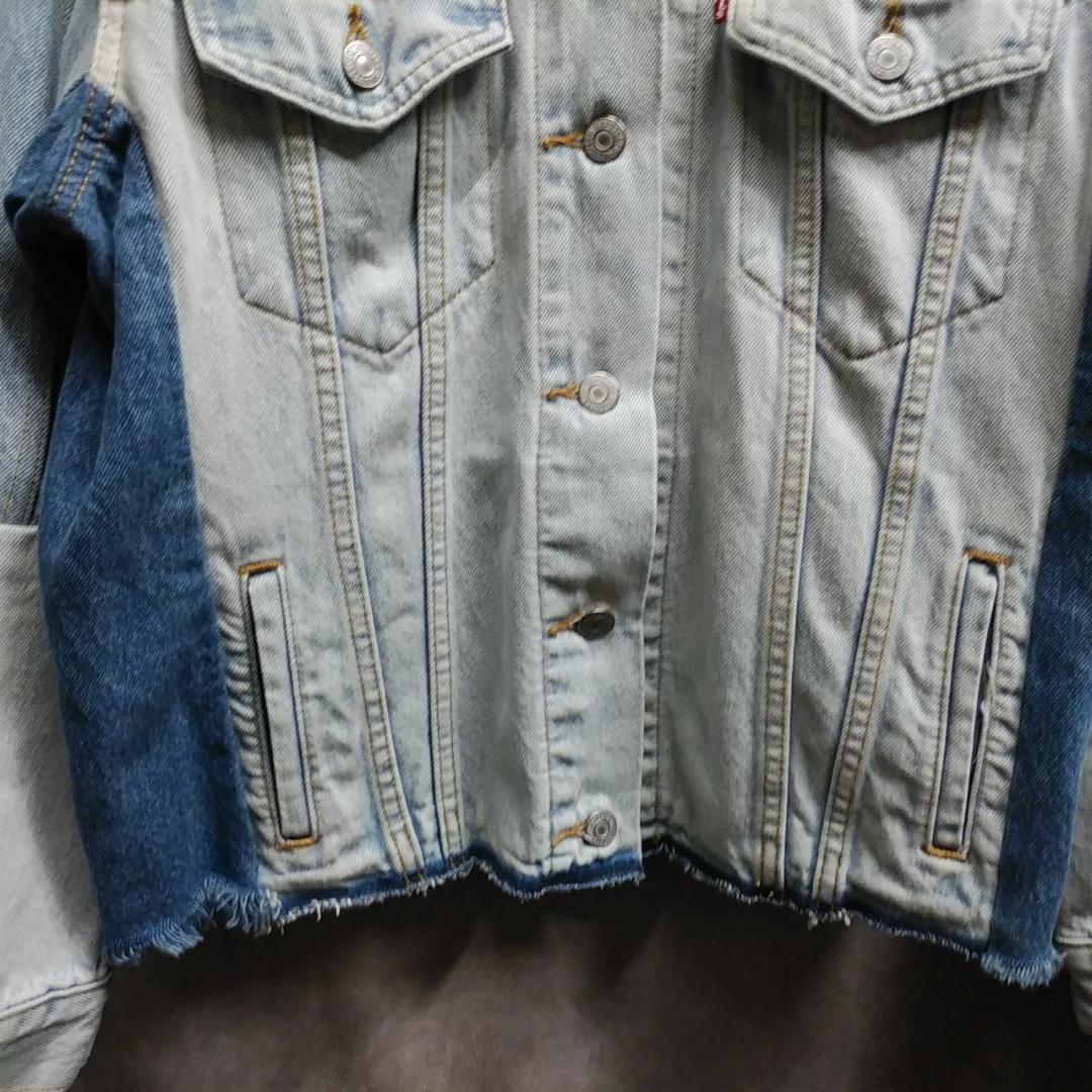 Levi's PREMIUM　デニムジャケット　M　160/84a　パッチワーク Levi's PREMIUM デニムジャケット M 160/84a パッチワーク