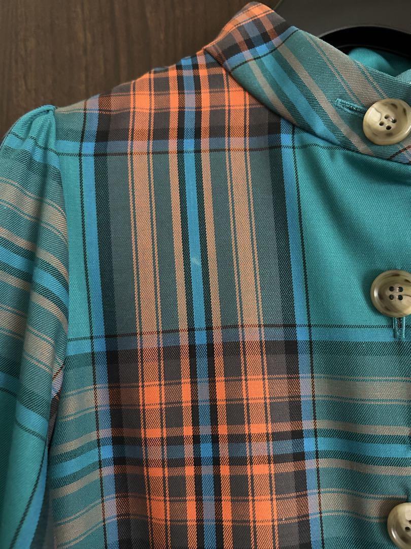 ＆ellery アンドエルシー 即完売　チェック柄フリルワンピース 新品
