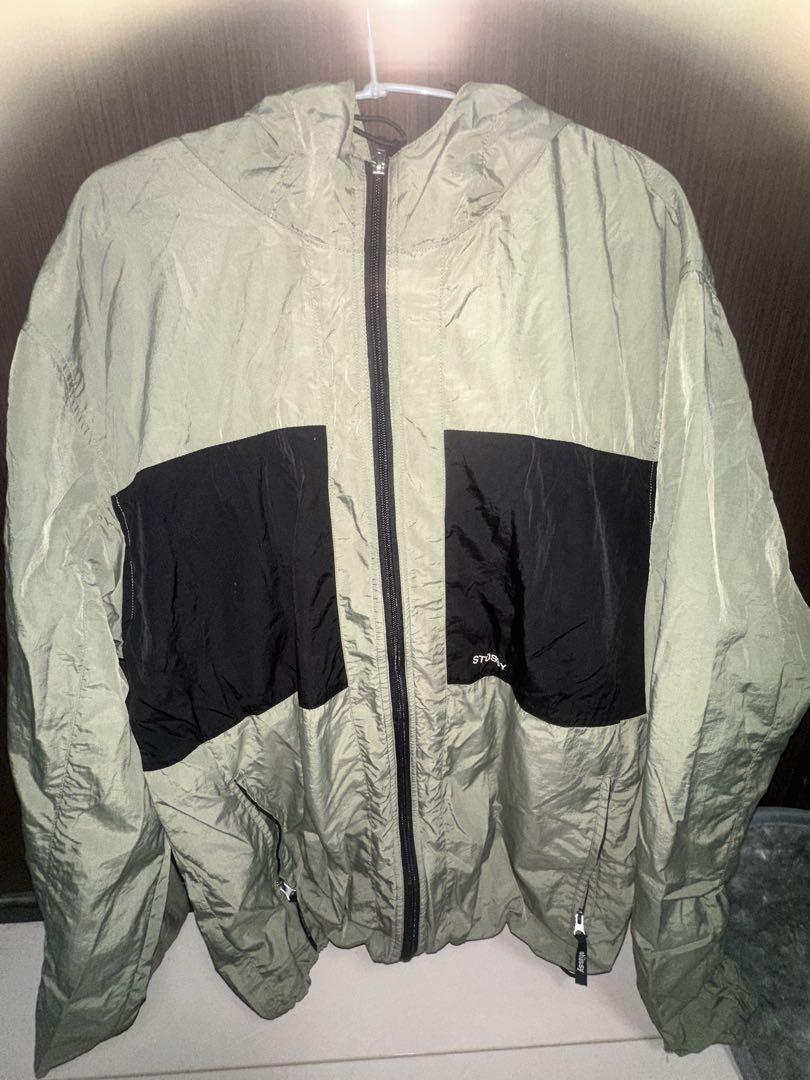 Stussy フード付きナイロンジャケット L - メルカリ
