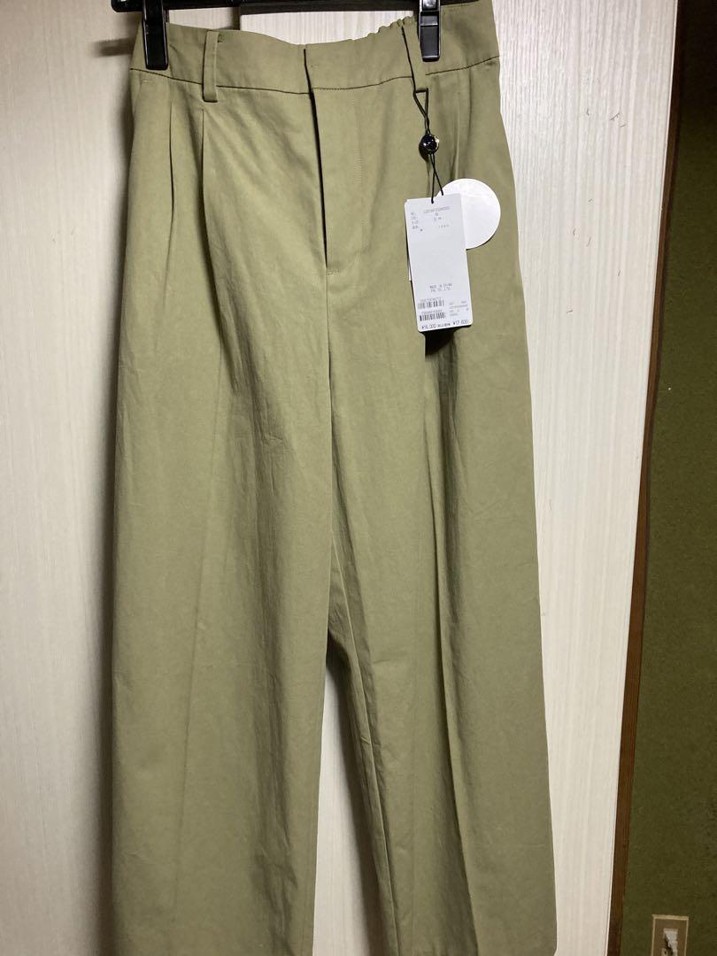 ラウンジドレスチノワイドパンツ