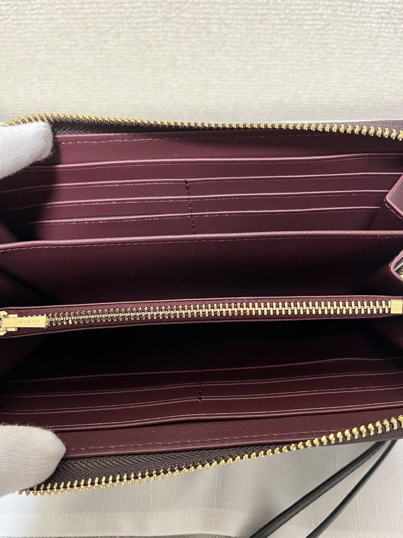 COACH 長財布 ブラウン cw778アウトレット品