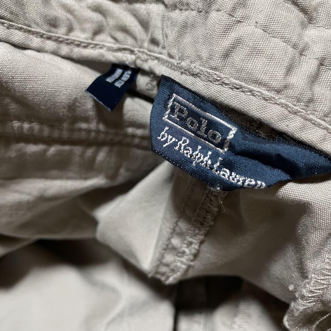 90s Ralph Lauren カーゴ バギーパンツ ハーフ ショーツ 極太