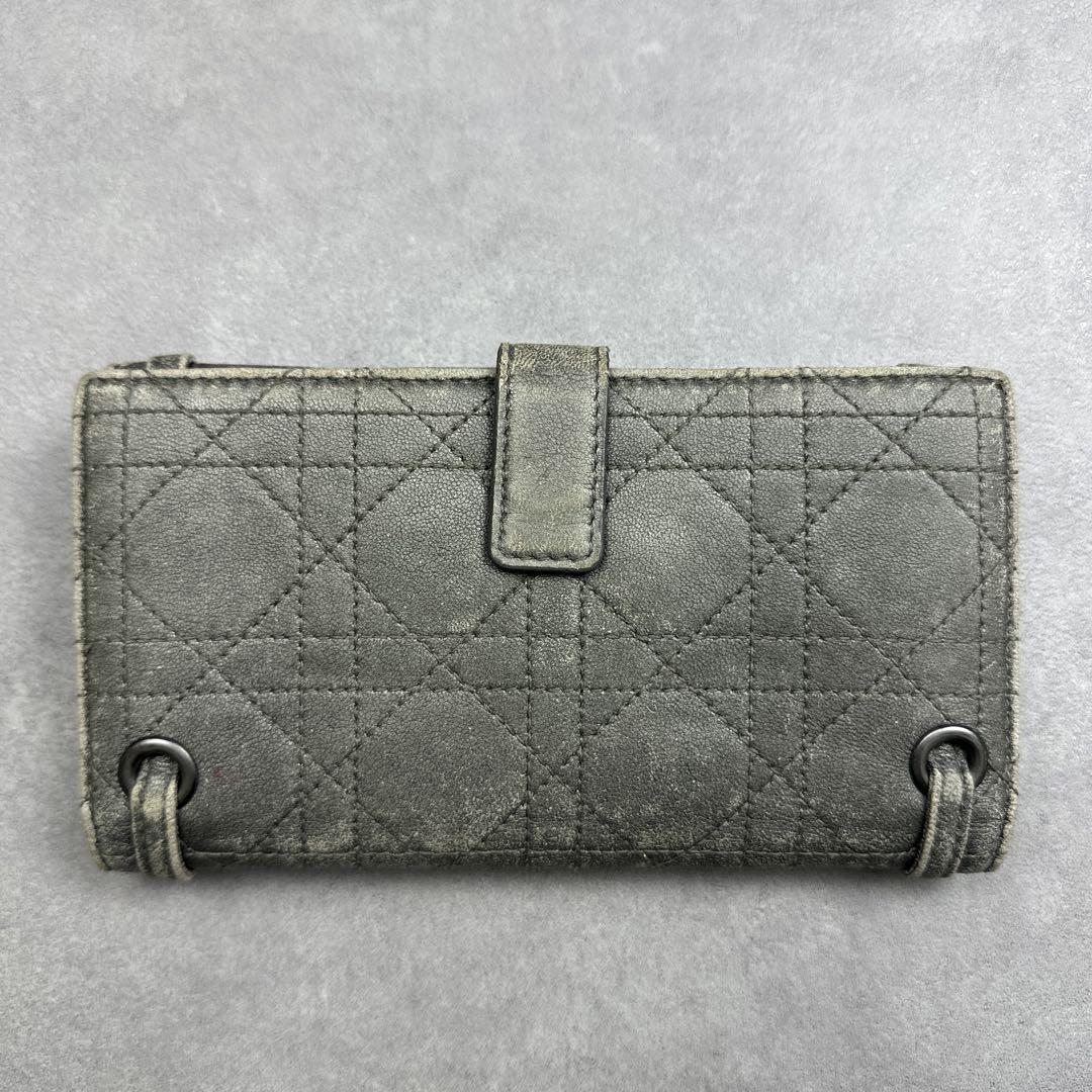 Christian Dior クリスチャンディオール 長財布 カナージュ