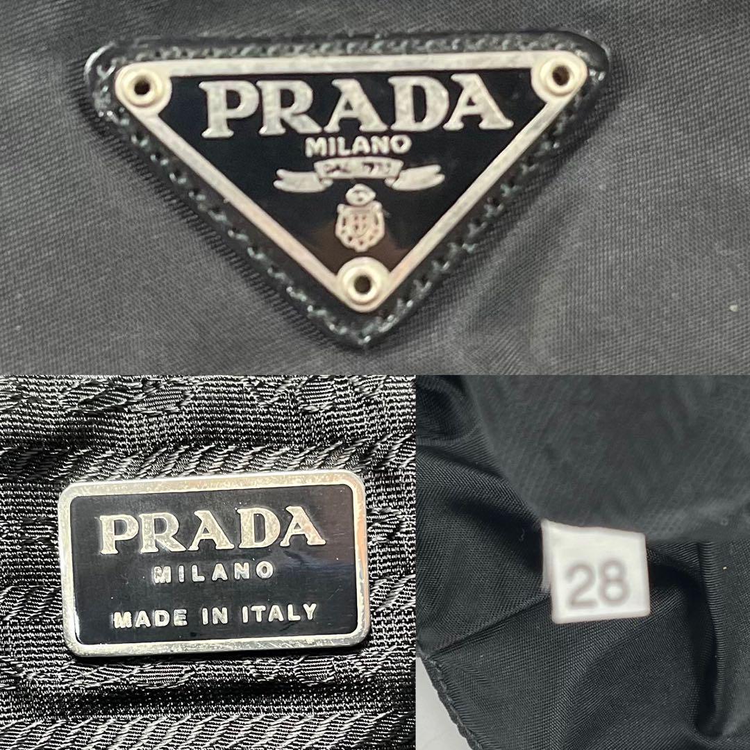 極美品✨ PRADA プラダ リュック ナイロン ブラック 黒 三角ロゴ