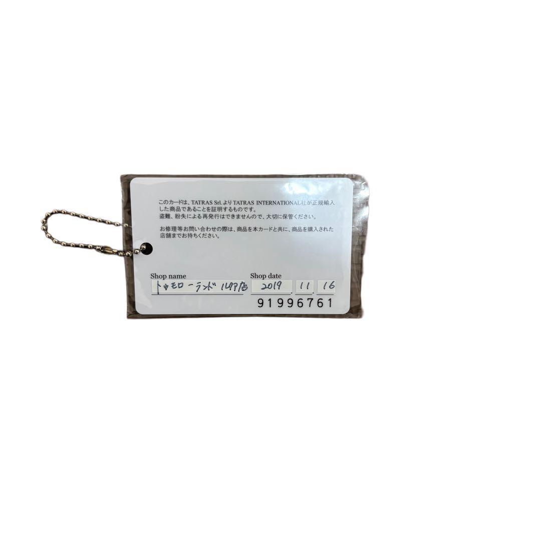 【極美品】 TATRAS VARENA クリーニング済 ギャランティカード付 【極美品】 TATRAS VARENA クリーニング済 ギャランティカード付