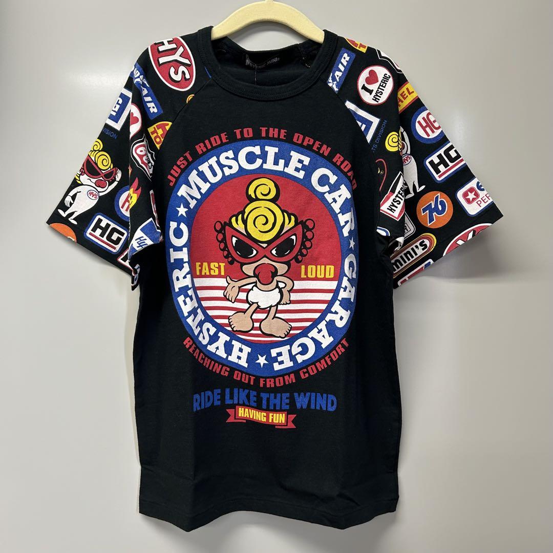 HYSTERIC MINI プリントTシャツ ラグラン 130cm