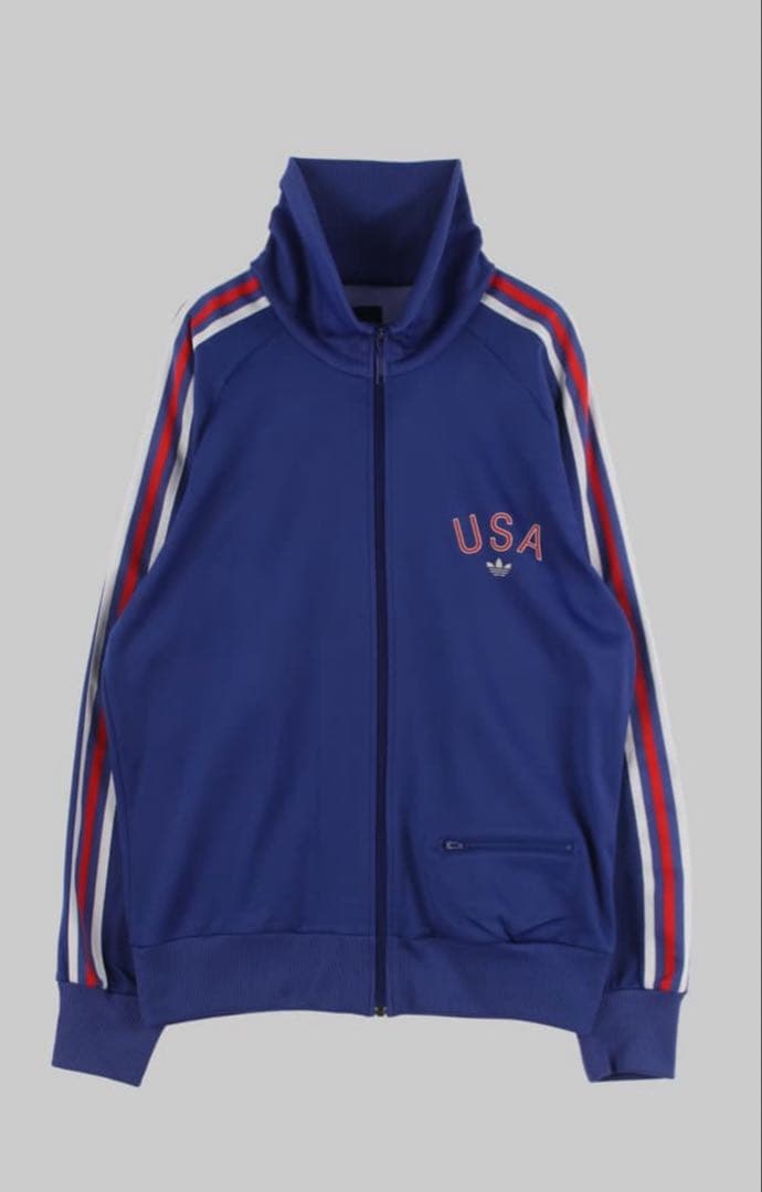 adidas◆90s/トラックジャケット/万国旗タグ/L/トレフォイル