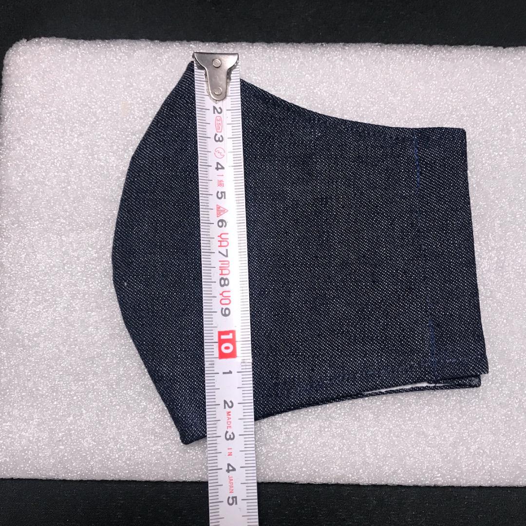 【デニム】ハンドメイド 大人用 立体 インナーマスク 手作り