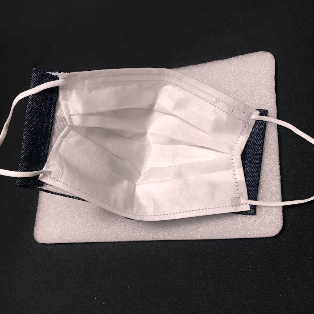 【デニム】ハンドメイド 大人用 立体 インナーマスク 手作り