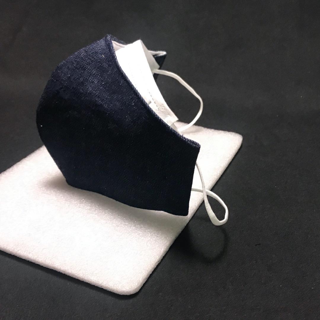 【デニム】ハンドメイド 大人用 立体 インナーマスク 手作り