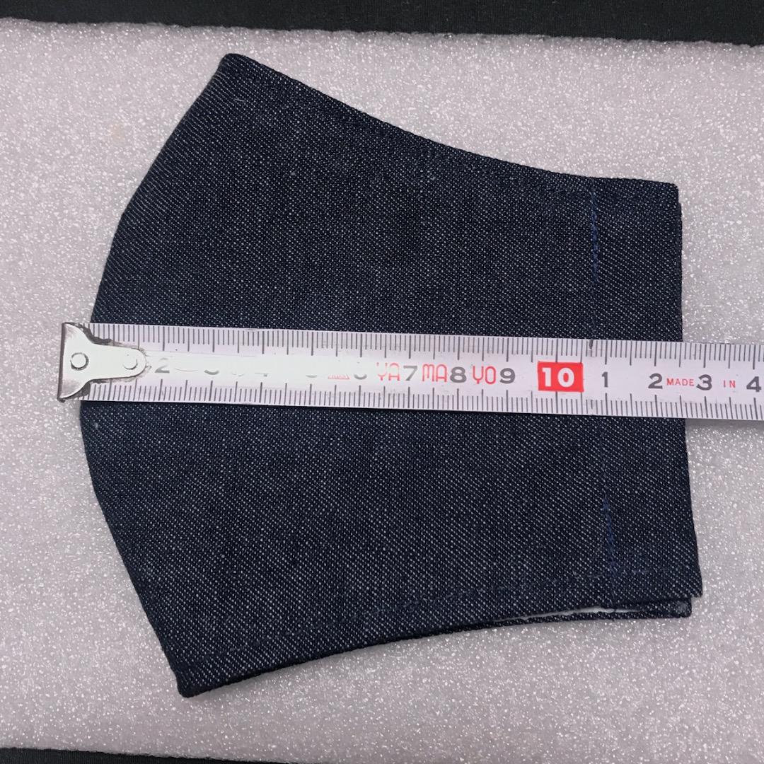 【デニム】ハンドメイド 大人用 立体 インナーマスク 手作り