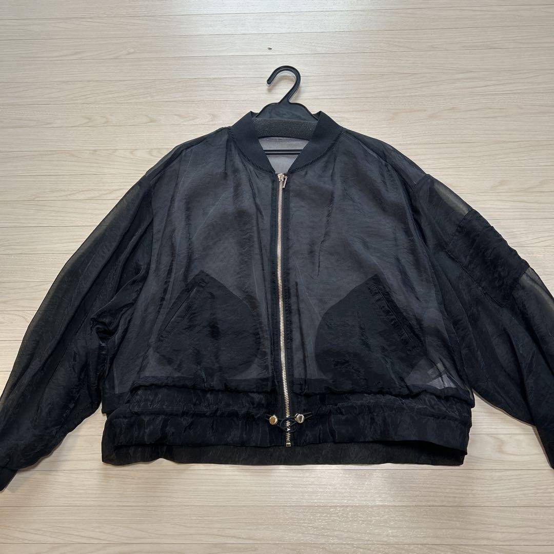 【定価19,800円】ラディエイト　シアーブルゾン　ブラック　M　ヤマダヤ