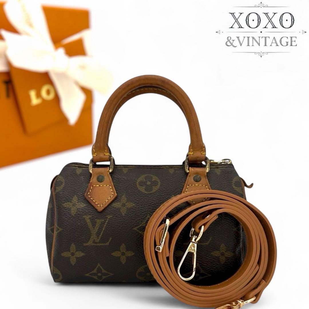 ルイヴィトン モノグラム ミニスピーディ ハンドバッグ 2wayLOUIS VUITTON