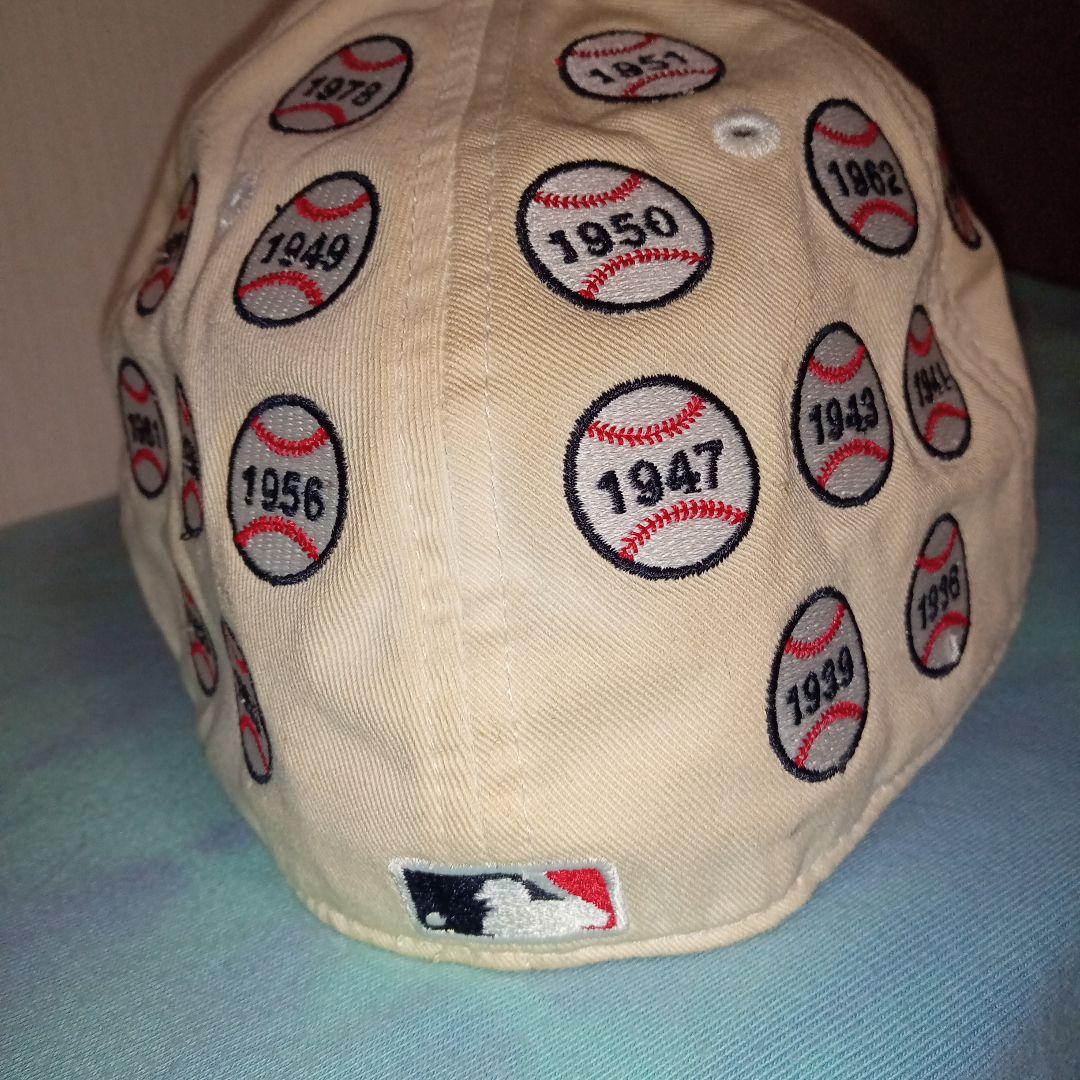 ニューヨークヤンキース ア・リーグ優勝年刺繍 ニューエラCAP 71/2 ニューヨークヤンキース ア・リーグ優勝年刺繍 ニューエラCAP 71/2