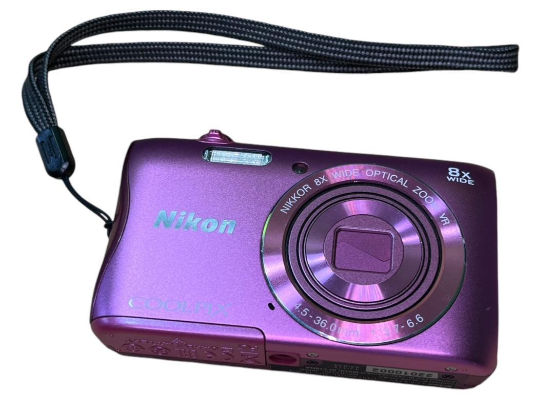 Nikon COOLPIX S3700 コンパクトデジタルカメラ 動作確認済み