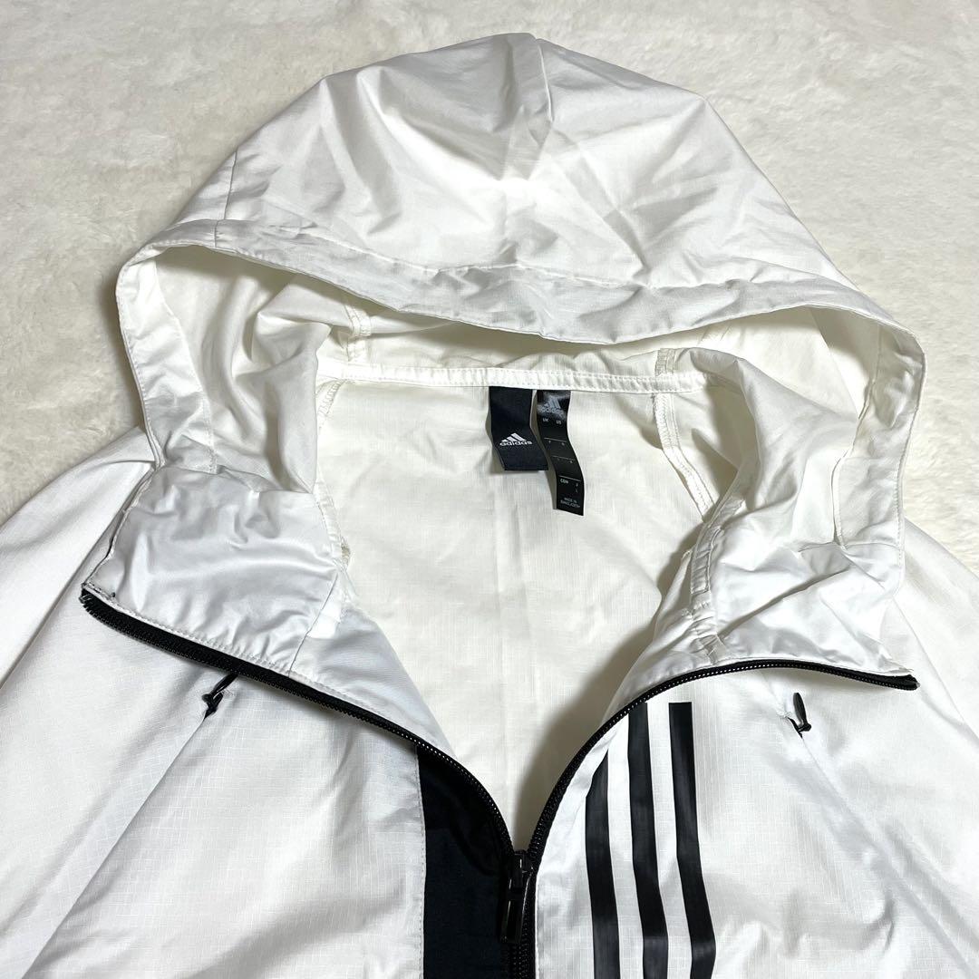 adidas 松村北斗着用 ナイロンジャケット 白 L - メルカリ
