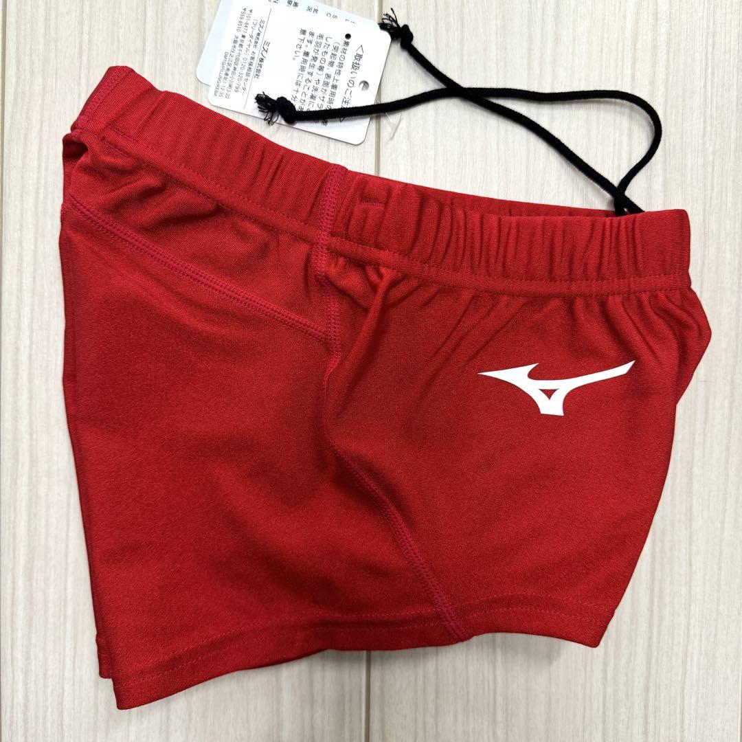 ミズノ　女子陸上ショーツ(スパッツ型)　レッド単色　Sサイズ　新品