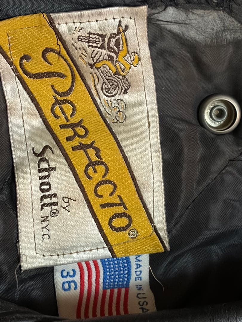 92年物SCHOTTレザーライダースジャケット 92年物SCHOTTレザーライダースジャケット