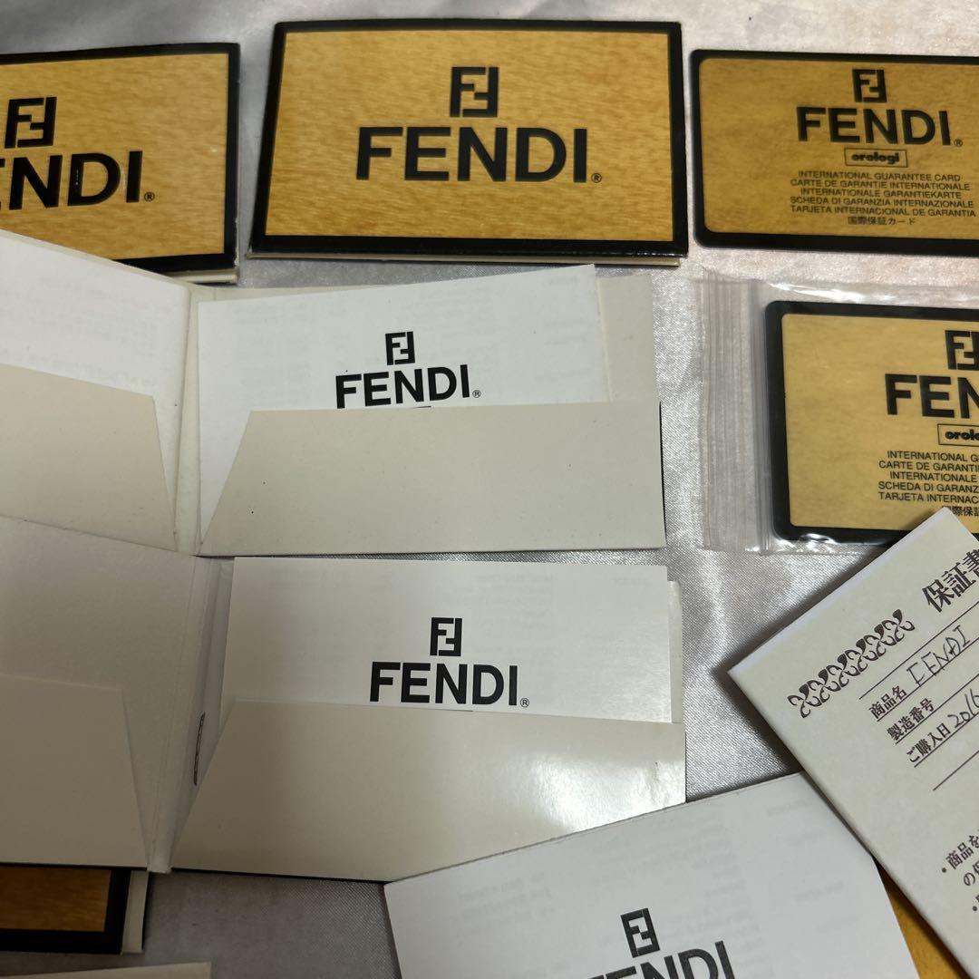FENDI フェンディ　腕時計　説明書カード付属品セット