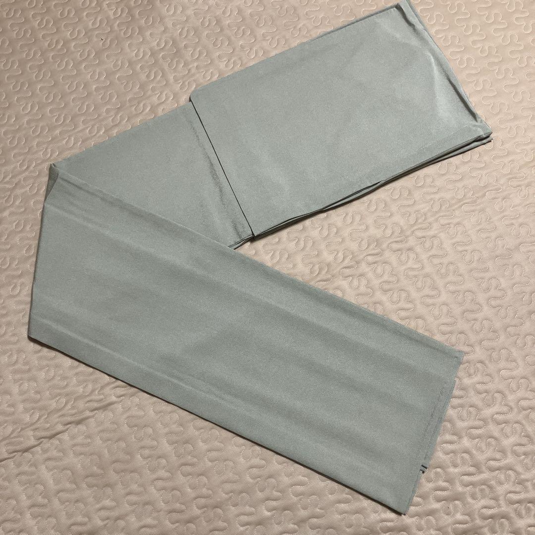 洗える着物 江戸小紋 鮫小紋 若草色 単衣 MLサイズ 美品