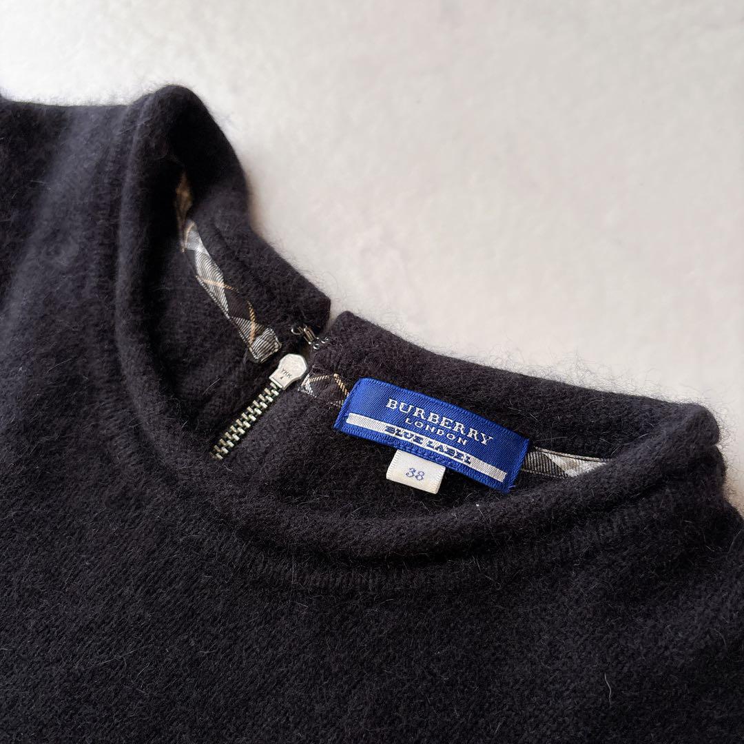 BURBERRY BLUE LABEL 切り替えワンピース ホースロゴ
