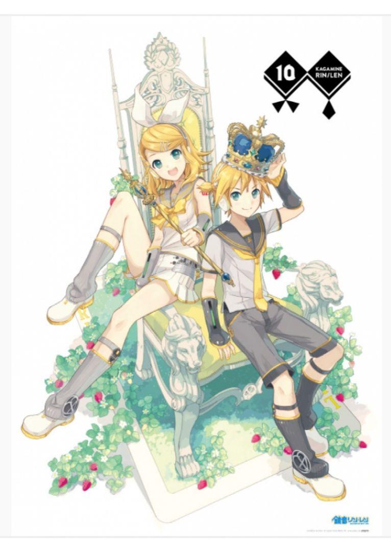 鏡音リン 鏡音レン タペストリー Tony クロニクル 10 14 15 周年 鏡音リン 鏡音レン タペストリー Tony クロニクル 10 14 15 周年