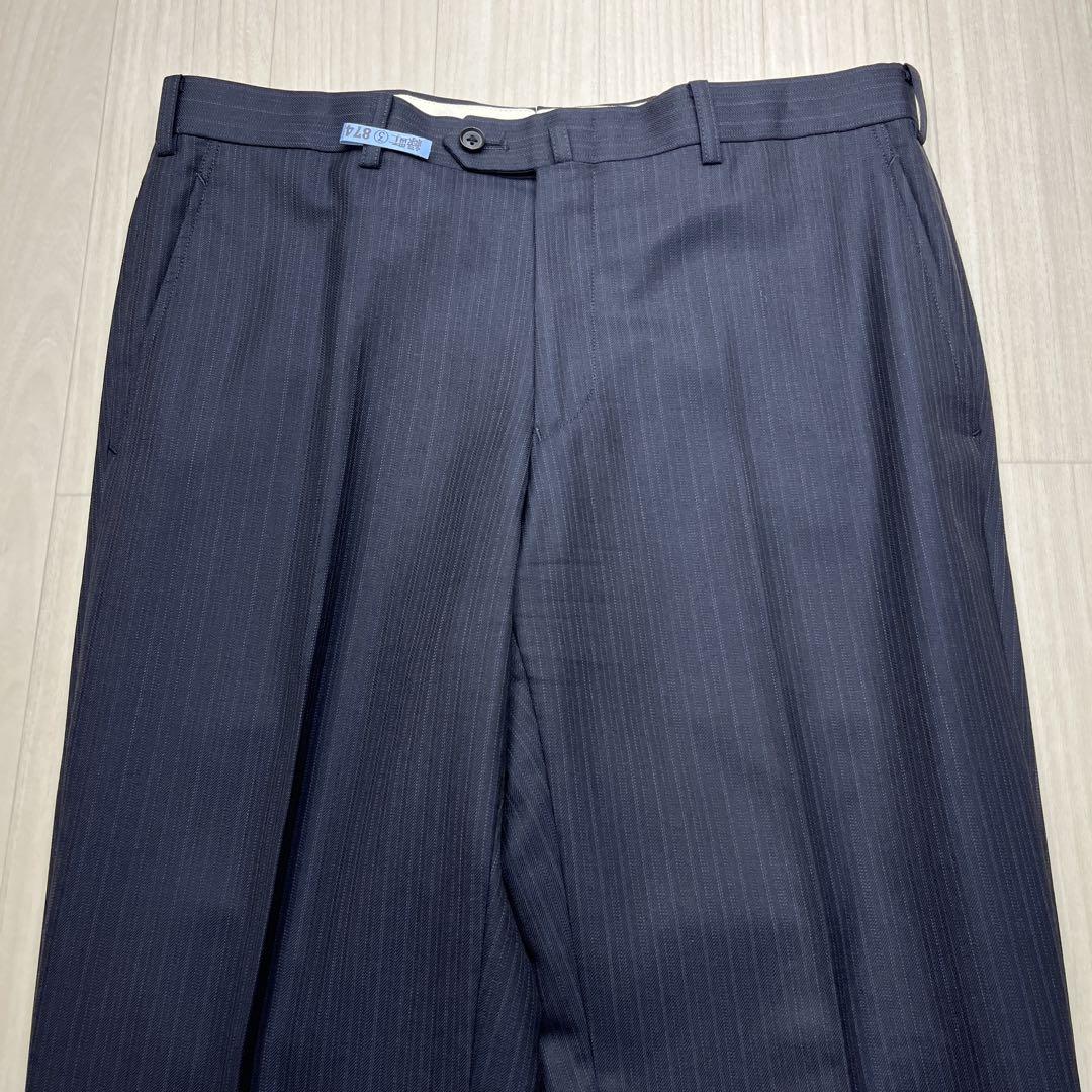 ☆ 美品　PaulStuart ストライプ　メンズセットアップスーツ　48R