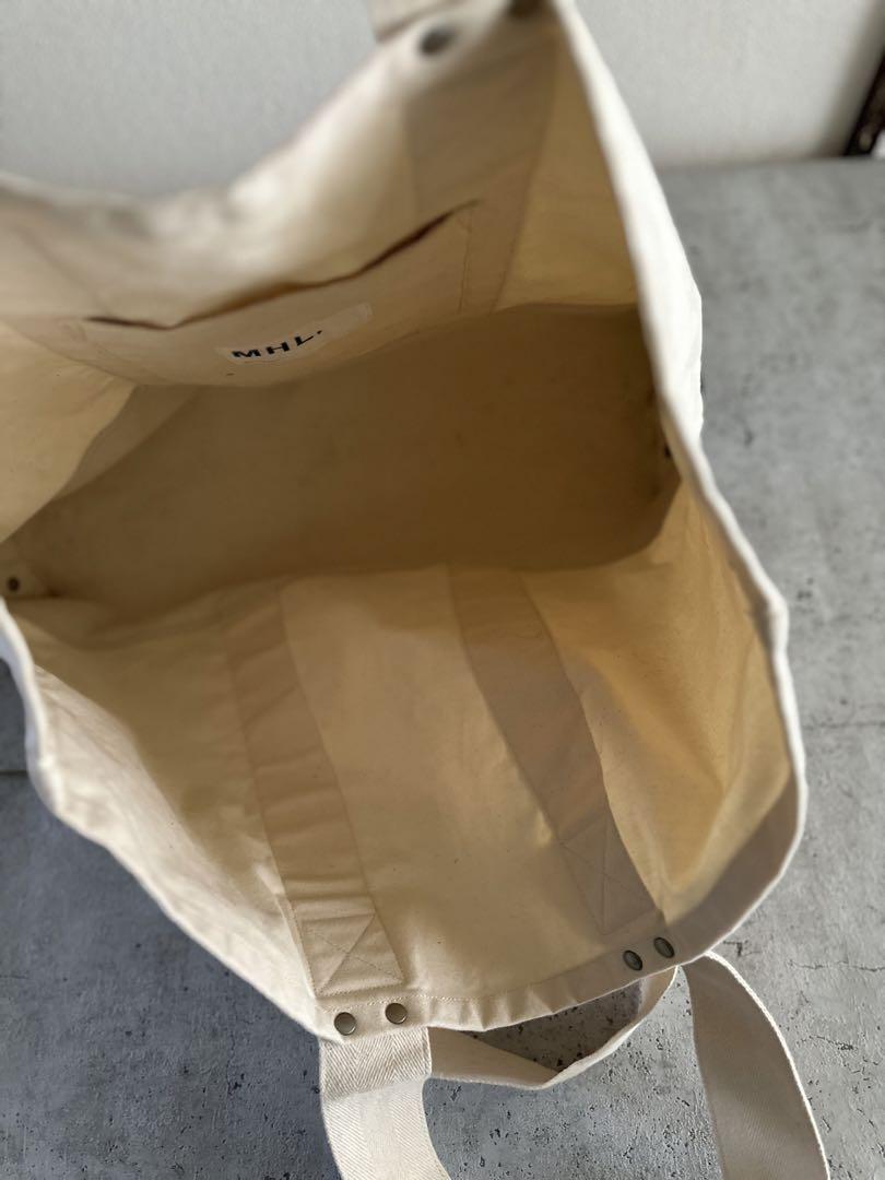 ▼ MHL LARGE CANVAS TOTE