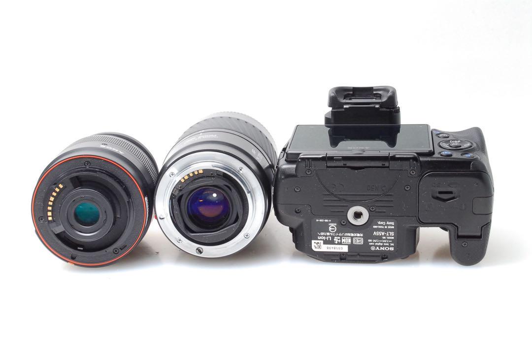 ✨入門モデル✨SONY α55✨ダブルレンズ✨✨スマホ転送OK✨ソニー