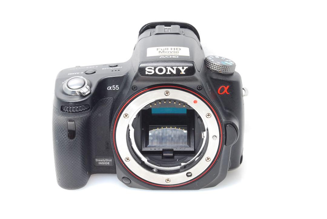 ✨入門モデル✨SONY α55✨ダブルレンズ✨✨スマホ転送OK✨ソニー