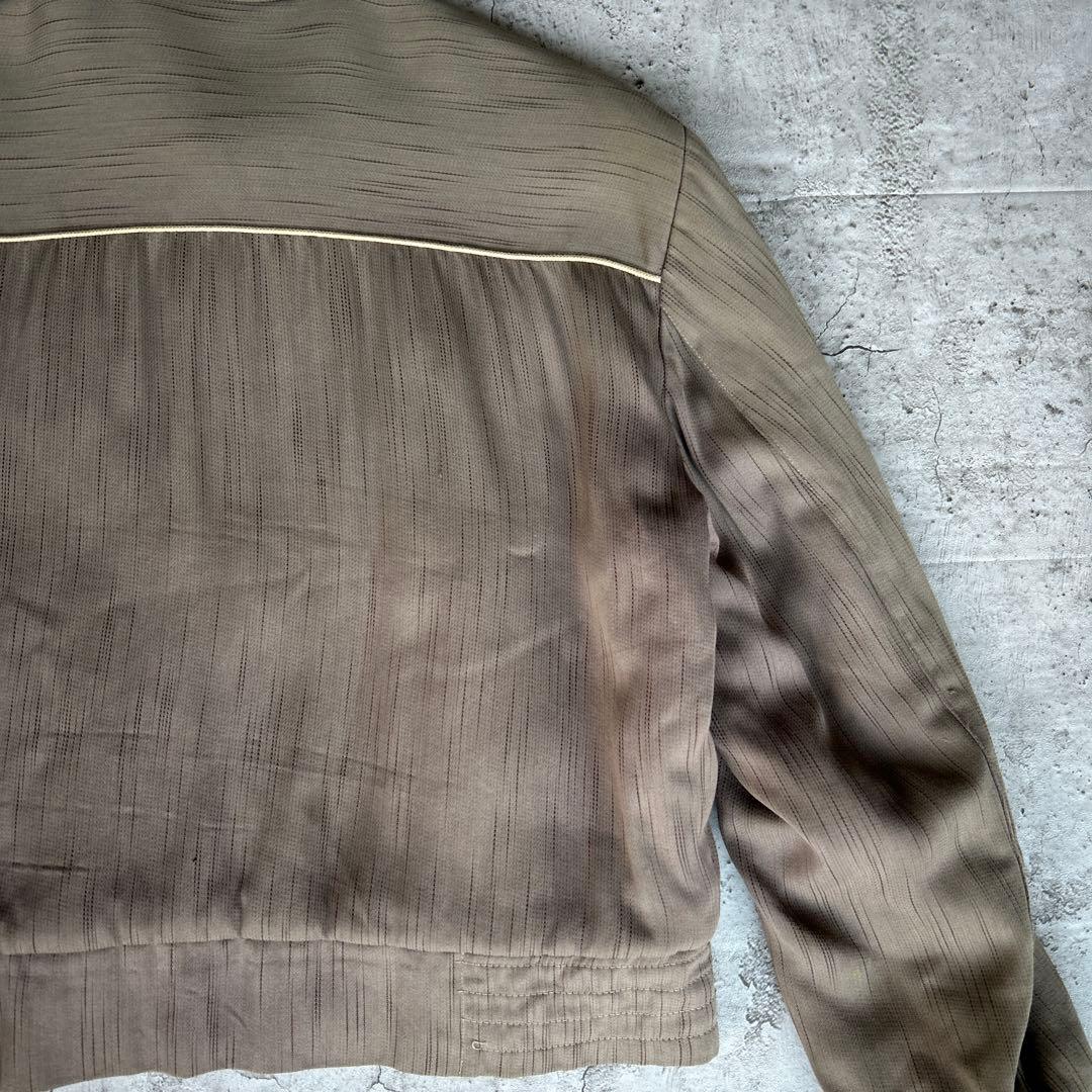 50s Campus レーヨンギャバジンジャケット カスリ柄 サイズ42 50s Campus レーヨンギャバジンジャケット カスリ柄 サイズ42