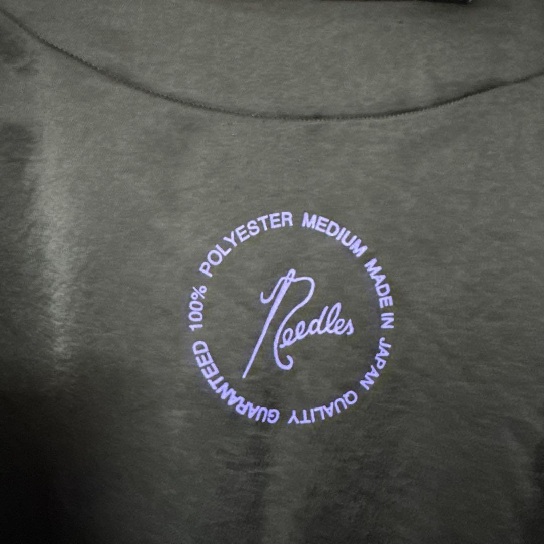 Needles サテンクルーネック長袖シャツ