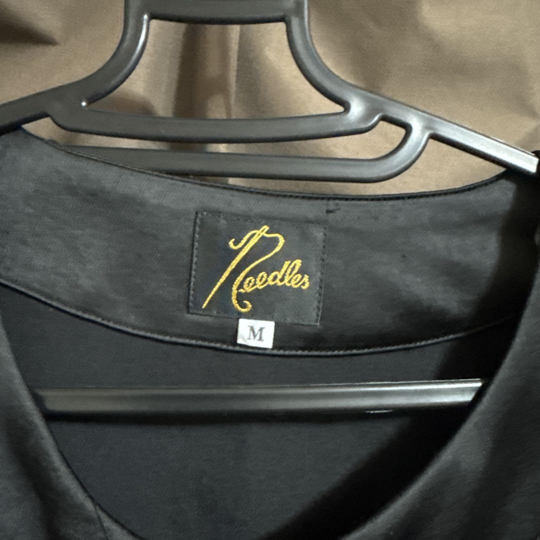 Needles サテンクルーネック長袖シャツ