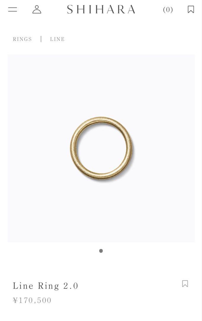 SHIHARA Line Ring 2.0 シハラ　リング