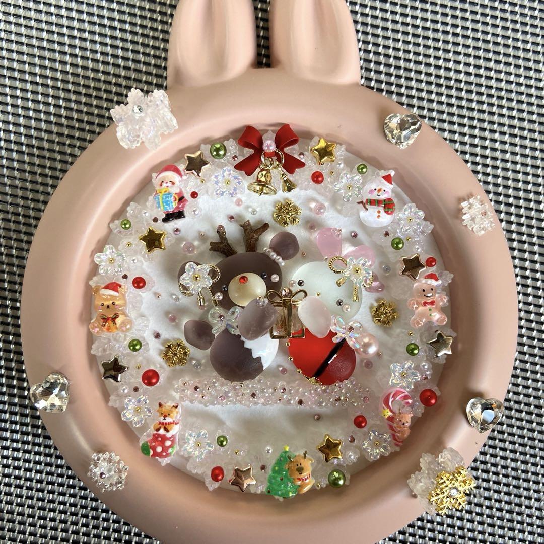 ♡該当者様ご依頼品♡シーグラスアート 雪の結晶Happy Xmas wreath