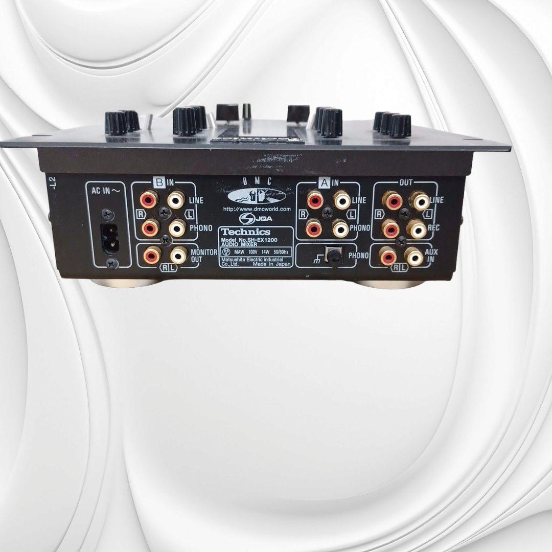 美品♪Technics テクニクス ミキサーSH-EX1200 ブラック 黒 画像7