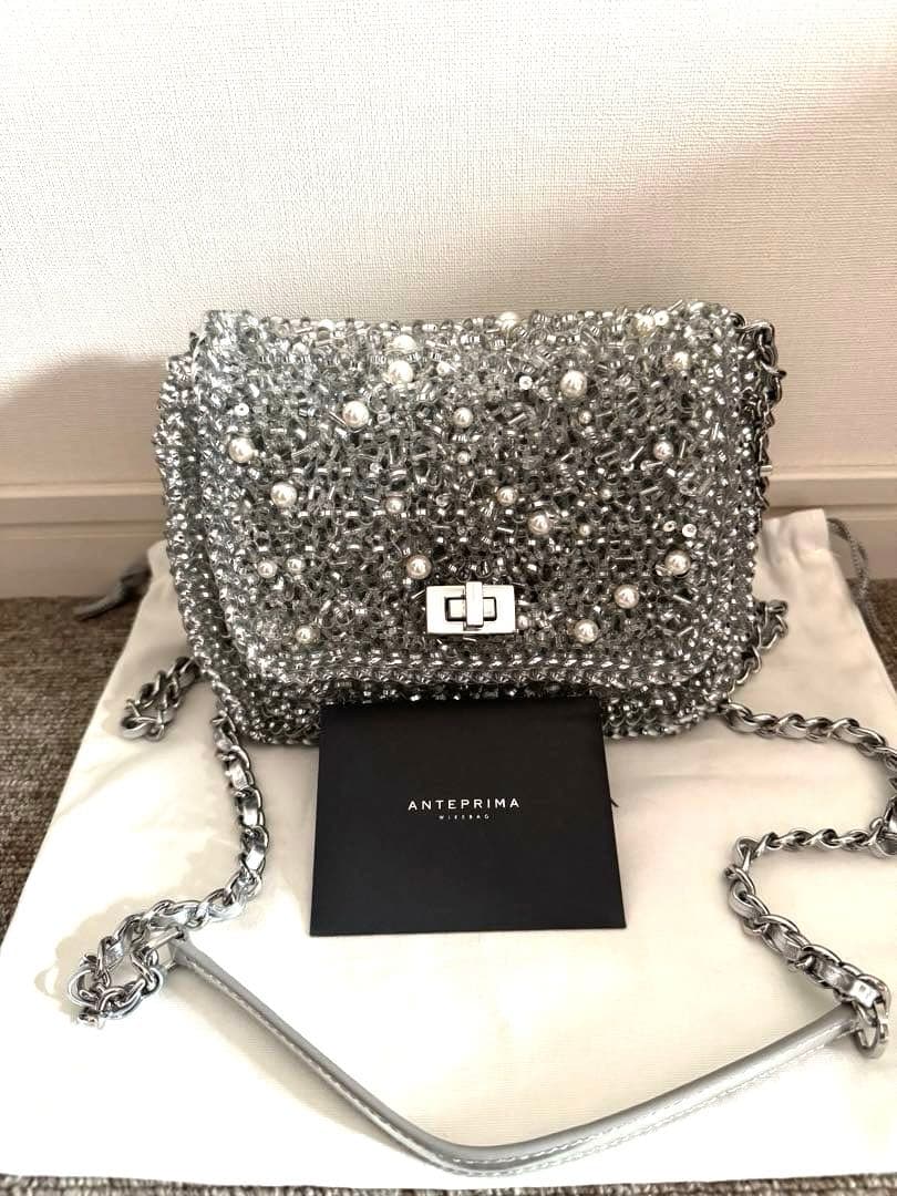 アンテプリマ【ANTEPRIMA】ペルラ グリッター ショルダー スモール