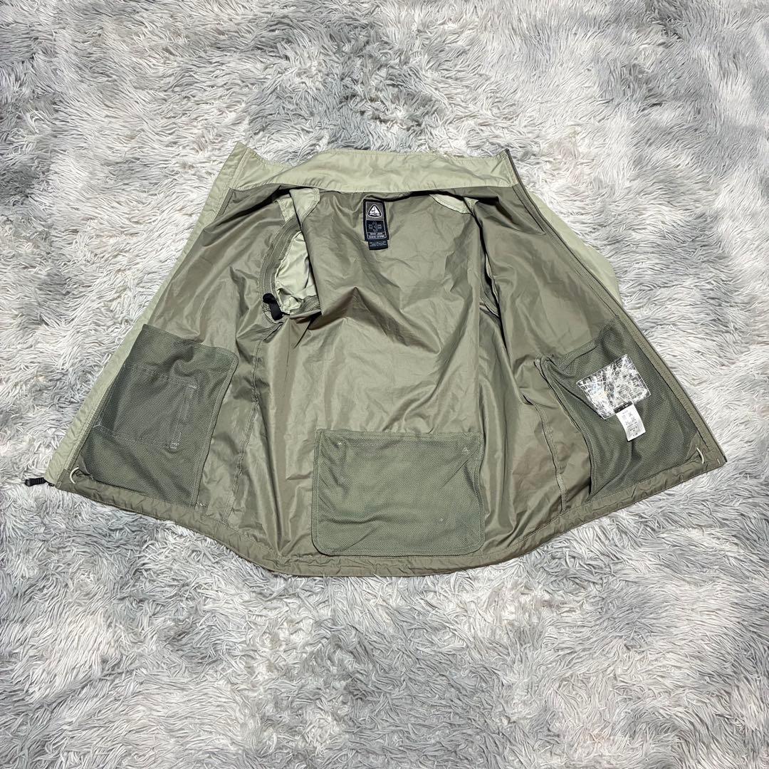 【美品】NIKE ACG 2way コンバーチブルジャケット M ライトカーキ 美品】NIKE ACG 2way コンバーチブルジャケット M ライトカーキ