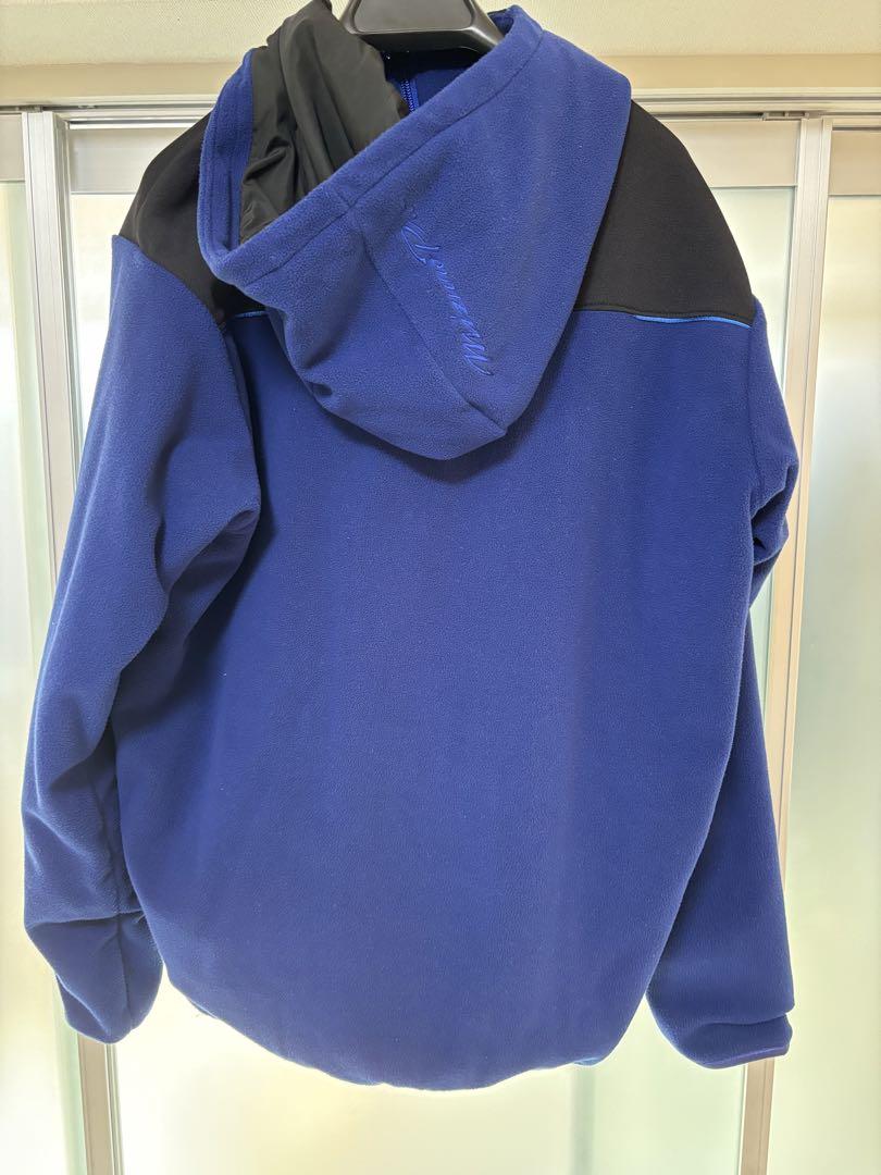 Mizuno フリースジャケット 青　野球