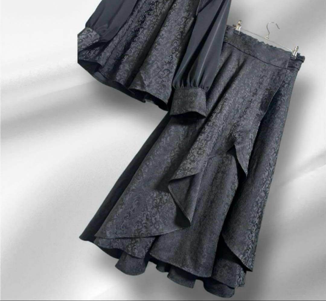 HARE /ハレ /ジャガードフラシレイヤードセットアップ　ブラウス/スカート mdprevattcaulkingandwaterproofing.com